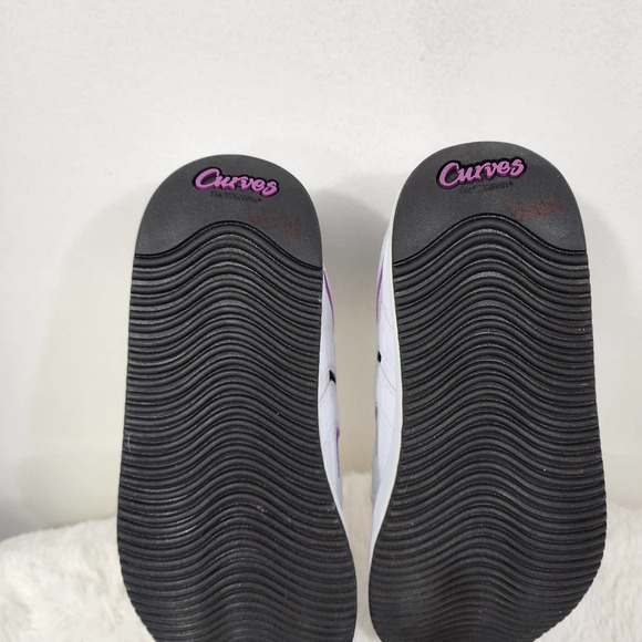 Curves For Women Rocker Sneakers Casual Walking Shape Up Toning Leather Size 10 - Picture 9 of 16